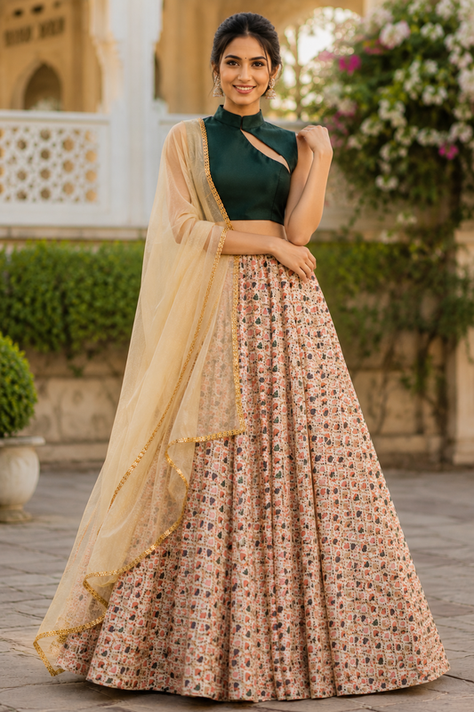 Meera Lehenga Set | Semi Stitched Lehenga set