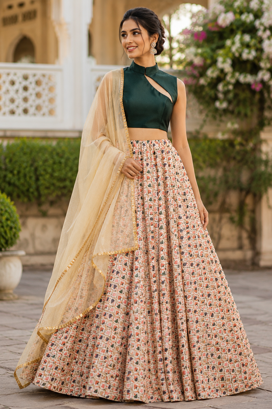 Meera Lehenga Set | Semi Stitched Lehenga set