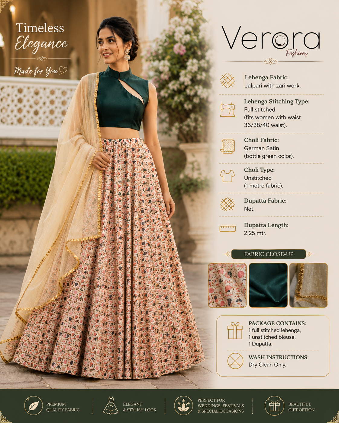 Meera Lehenga Set | Semi Stitched Lehenga set