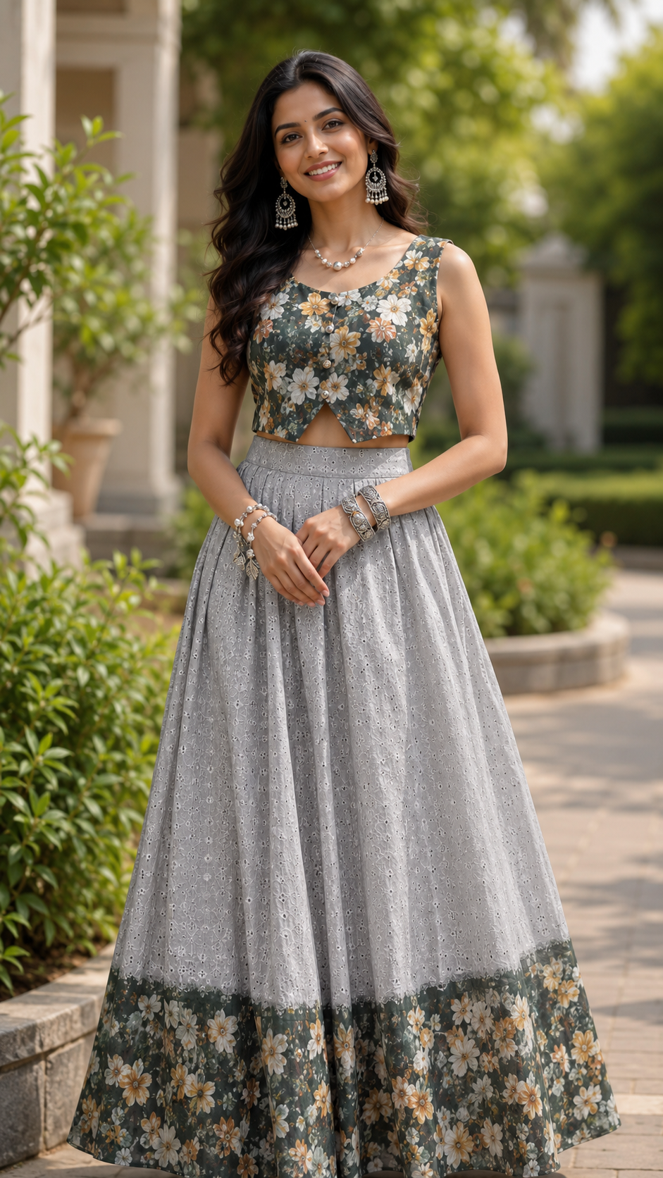 Flora Lehenga Cord-Set