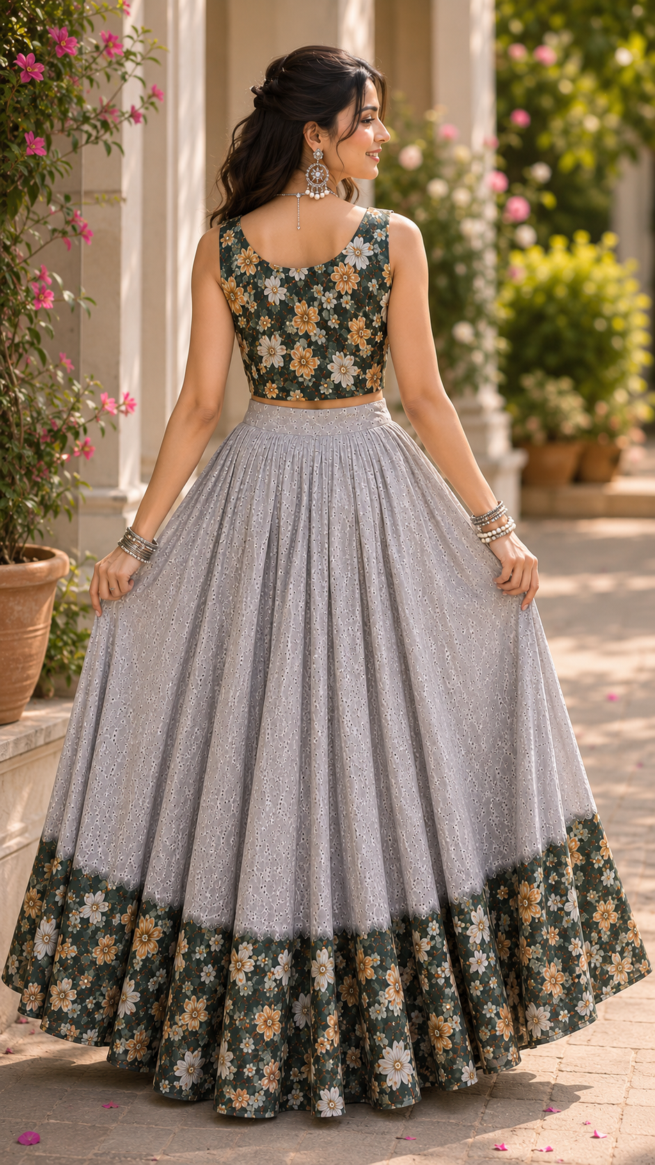 Flora Lehenga Cord-Set