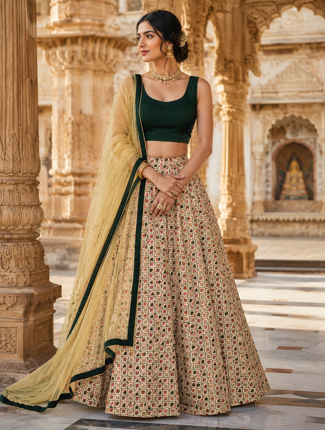 Meera Lehenga Set | Semi Stitched Lehenga set