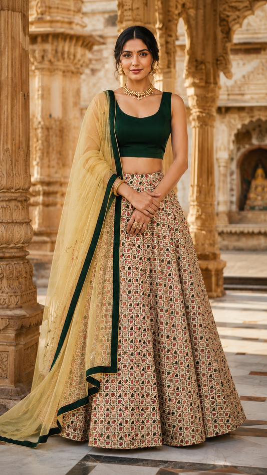 Meera Lehenga Set | Semi Stitched Lehenga set