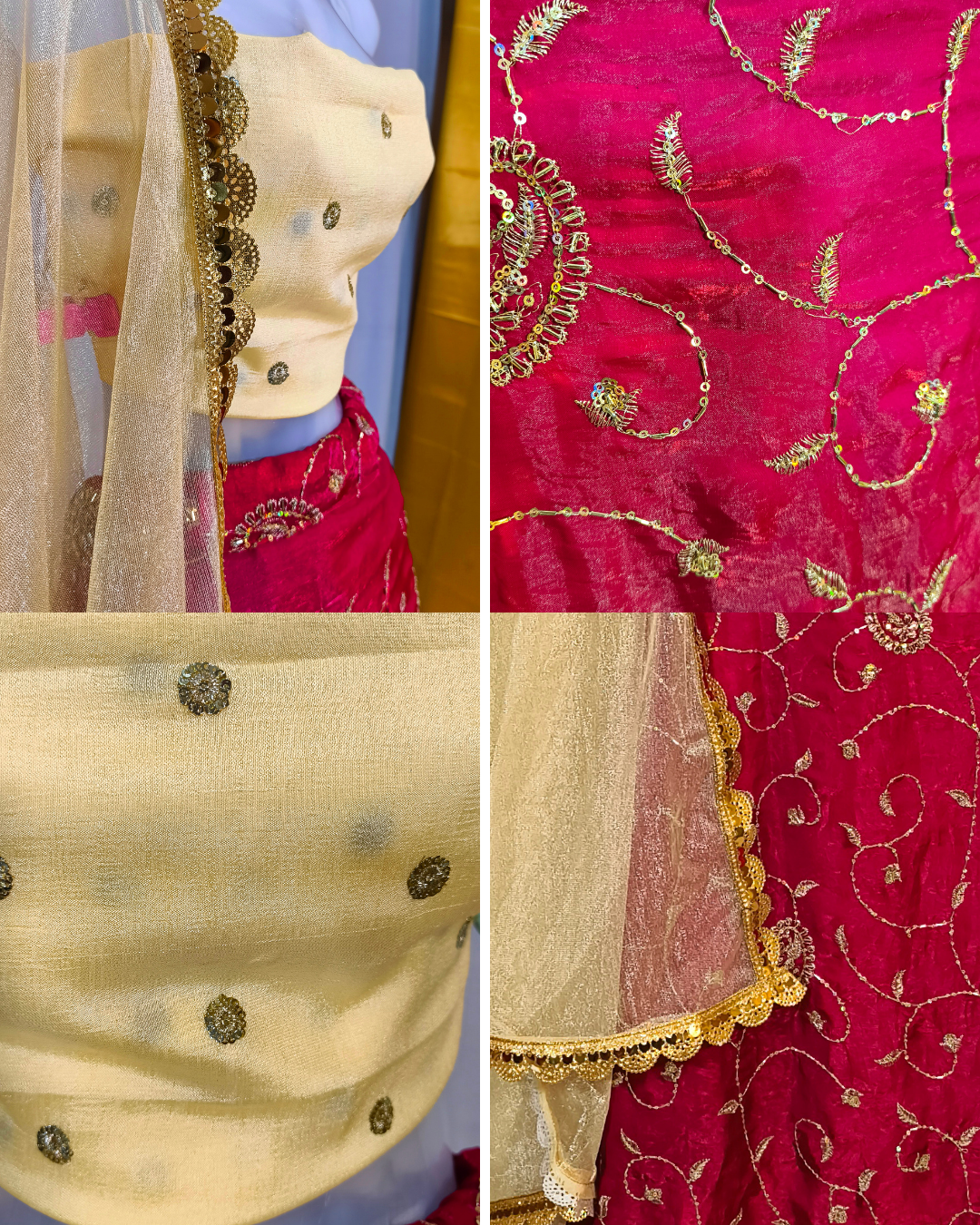Semi Stitched Lehenga Set
